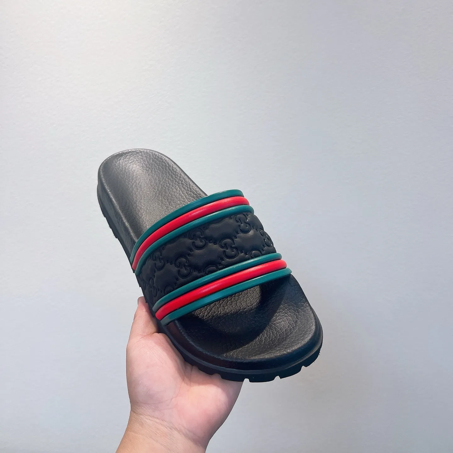 Men's Men's Shoes 130🐮🐮Gucci Gucci Slippers Gucci 2024 latest beach sandals slippers Original molding double G LOGO Original molding consistent Outsole: Men's Men's Shoes u double-layer outsole Size: 35-46